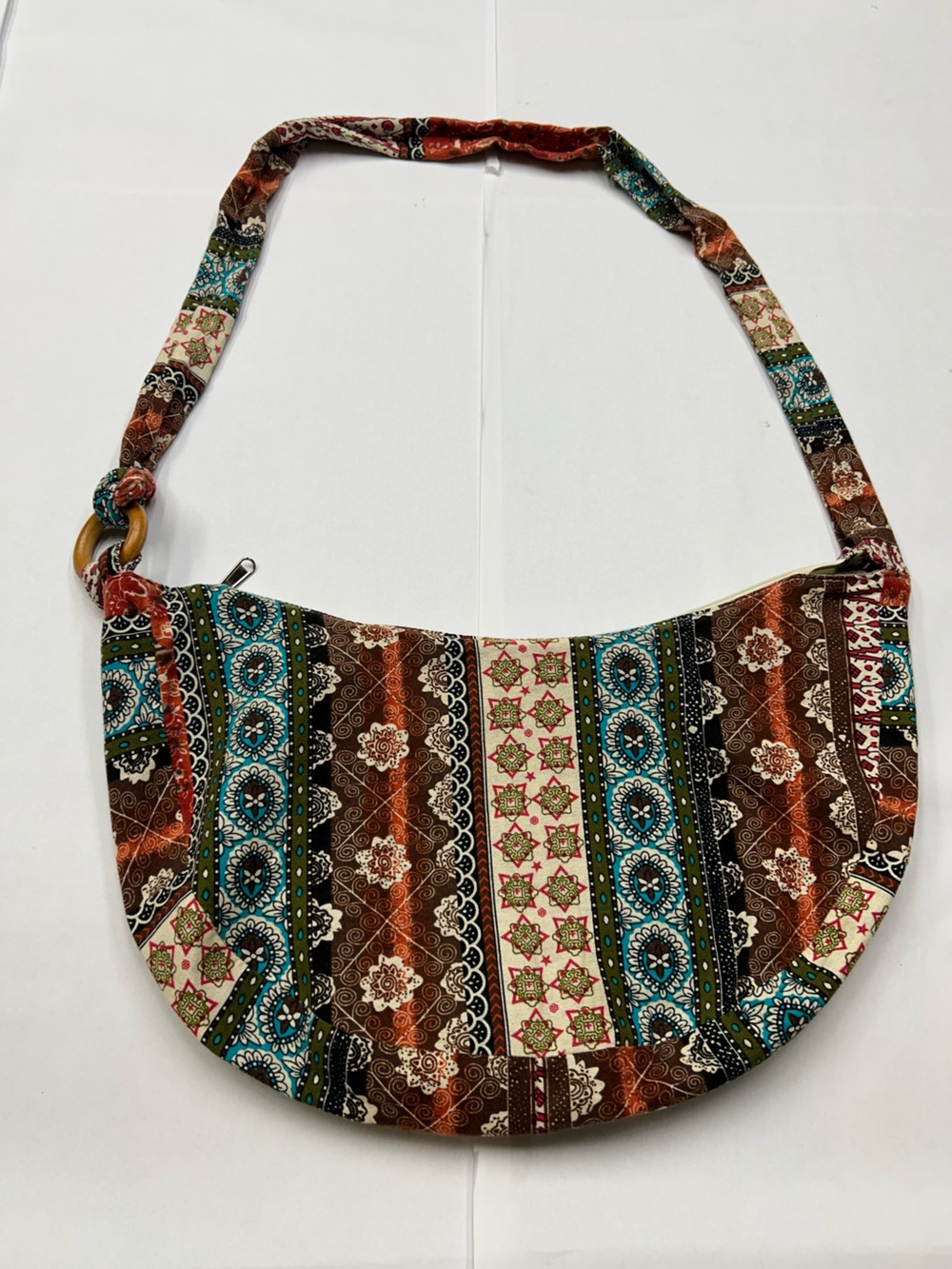 Boho Hippie Hobo Sling Bag Retro Tribal Canvas Crossbody